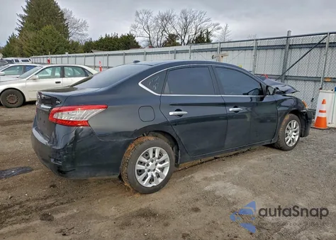 2015 Nissan Sentra S из США, поврежденный, VIN 3N1AB7AP3FY325150